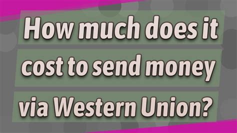 western union estimate.